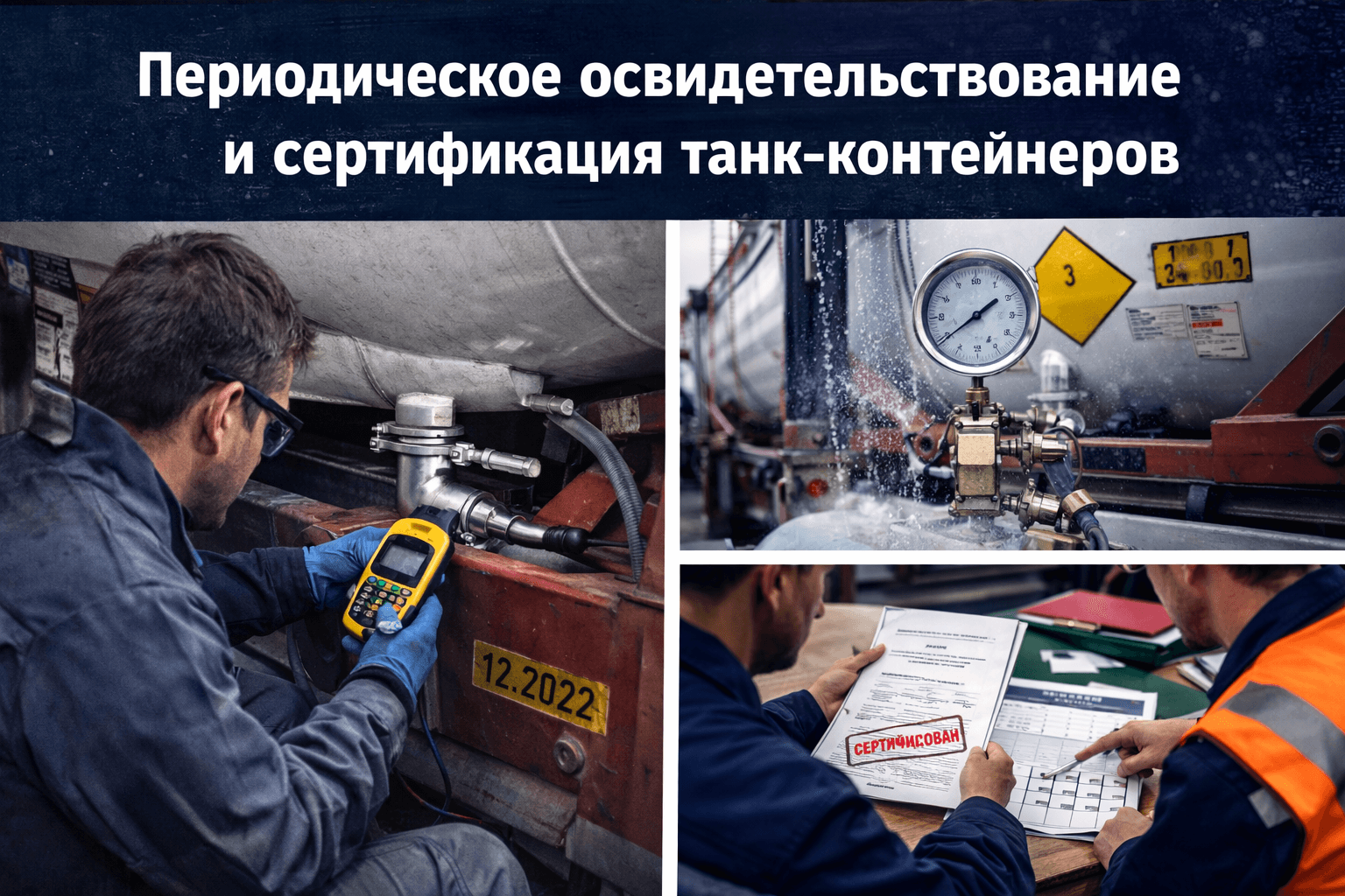 Периодическое освидетельствование и сертификация танк-контейнеров: что происходит, если пропустить срок