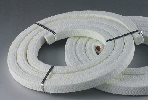 Уплотнительная прокладка крышки люка плетеная из фторопластовых волокон 14x14x1650 мм
